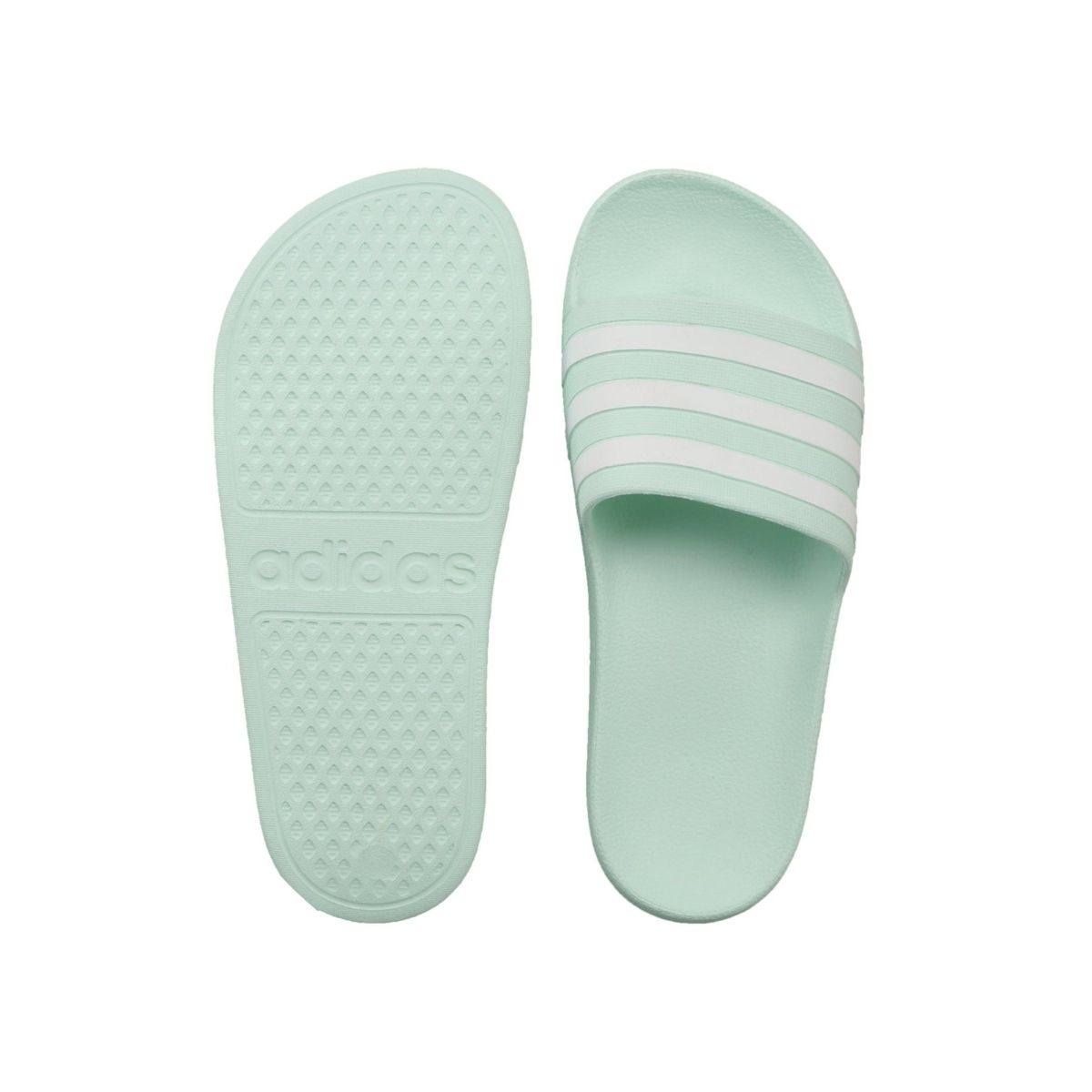 Womens adidas slides online mint green