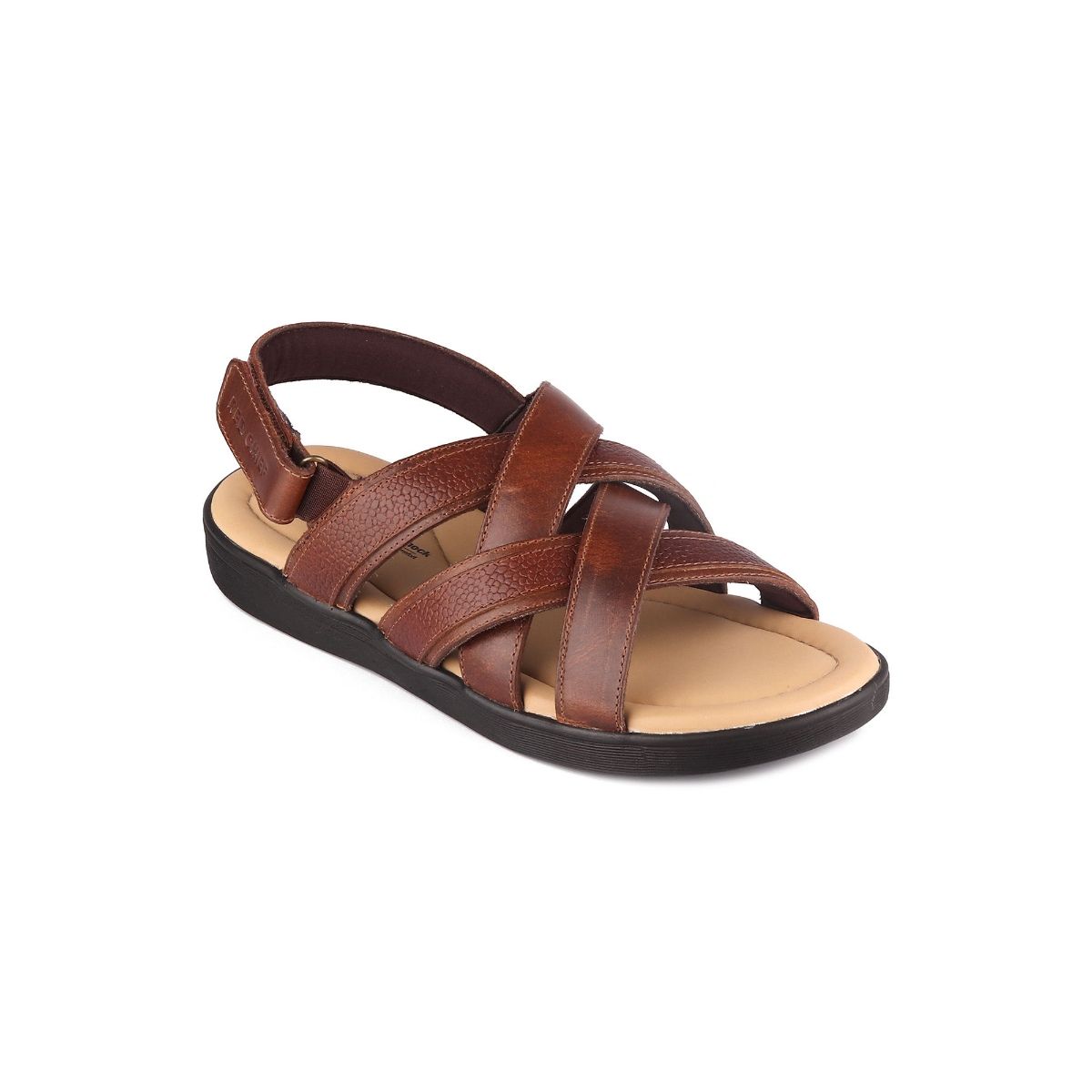 Buy Red Chief Men Brown Genuine Leather Sandals - Sandals for Men 1272145 |  Myntra