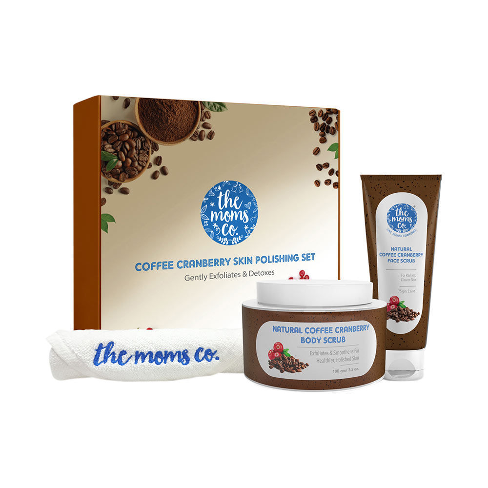 The Moms Co. Coffee Cranberry Skin Polishing Set