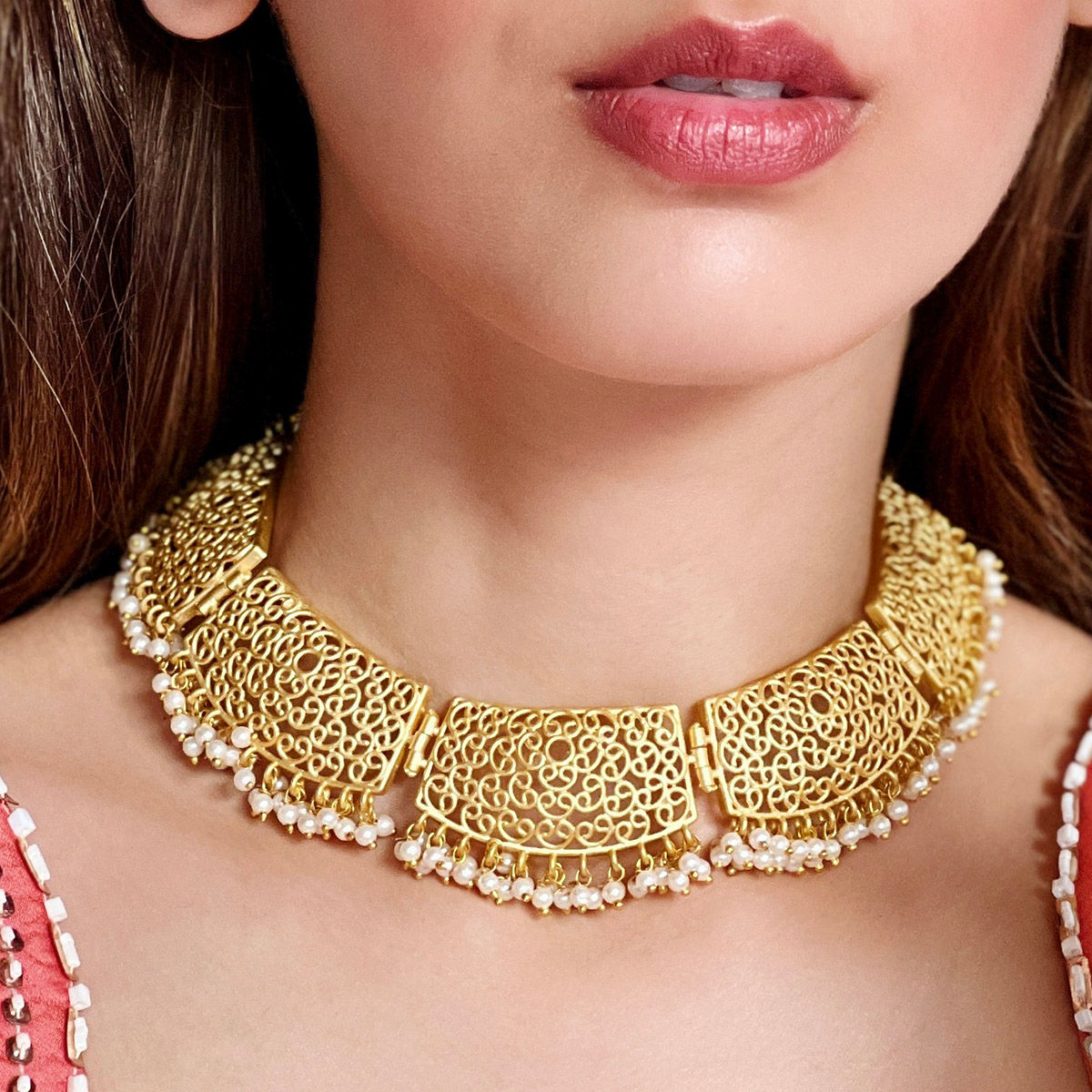 Gold Filigree Necklace | Antiquette