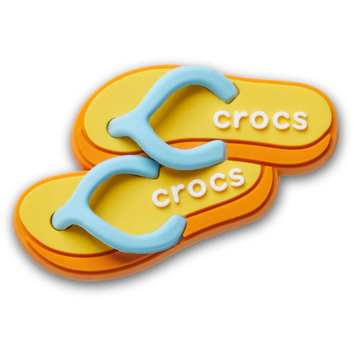 Buy Crocs Flip Flops Yellow Jibbitz Charm for Clogs Online