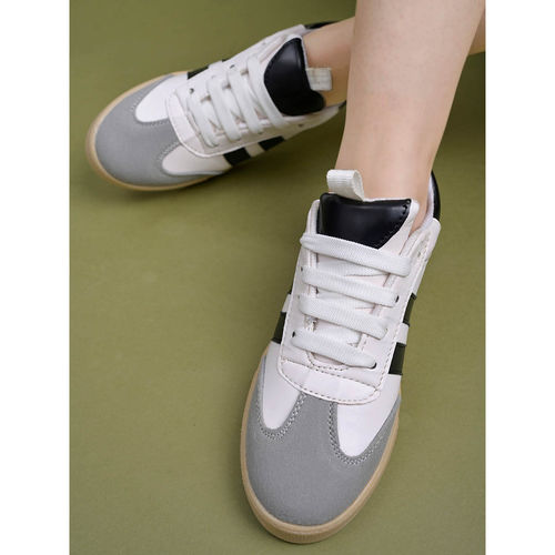 White Shoes Womens White Smart Trainers White Sneakers Smart