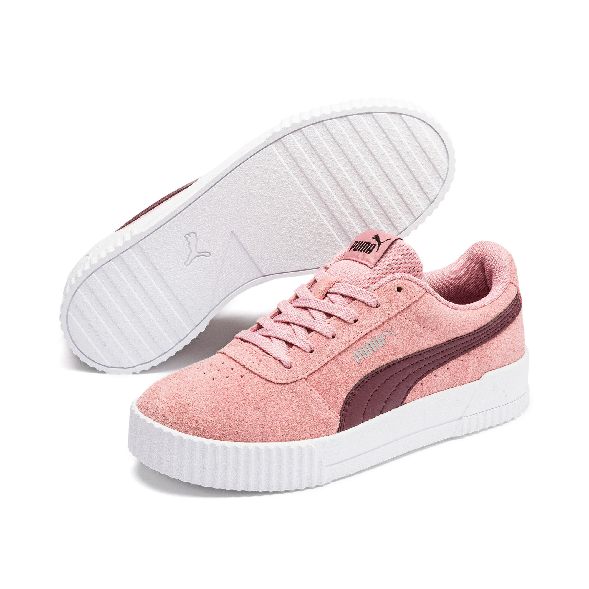 peach sneakers