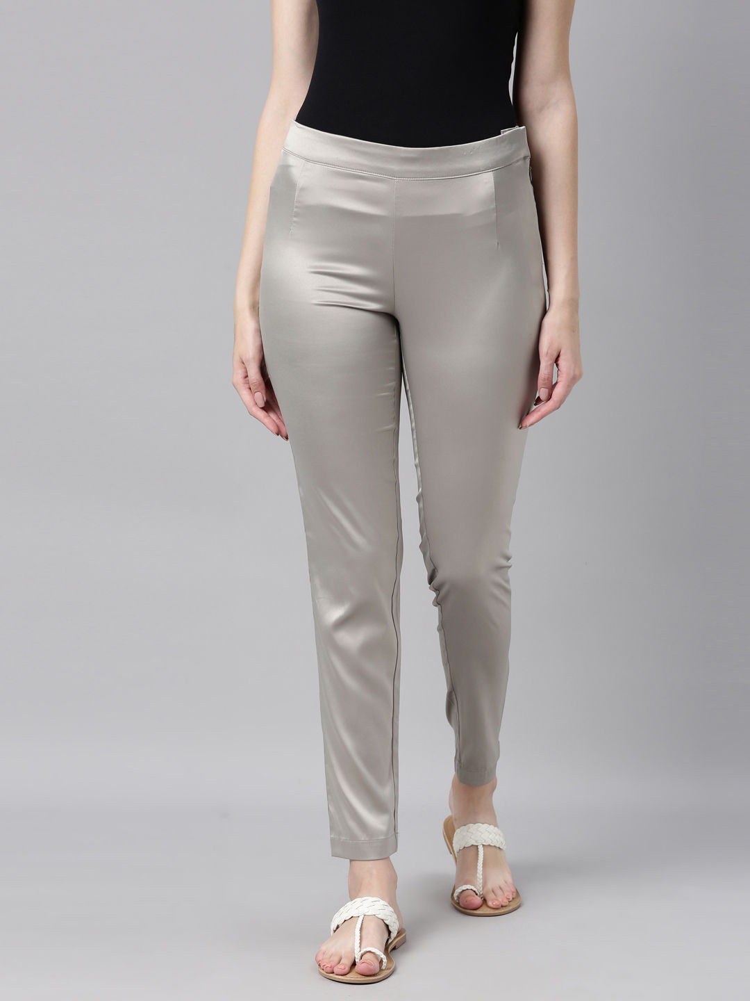 ROTATE BIRGER CHRISTENSEN Rotie metallic croc-effect coated faux leather  wide-leg pants | NET-A-PORTER