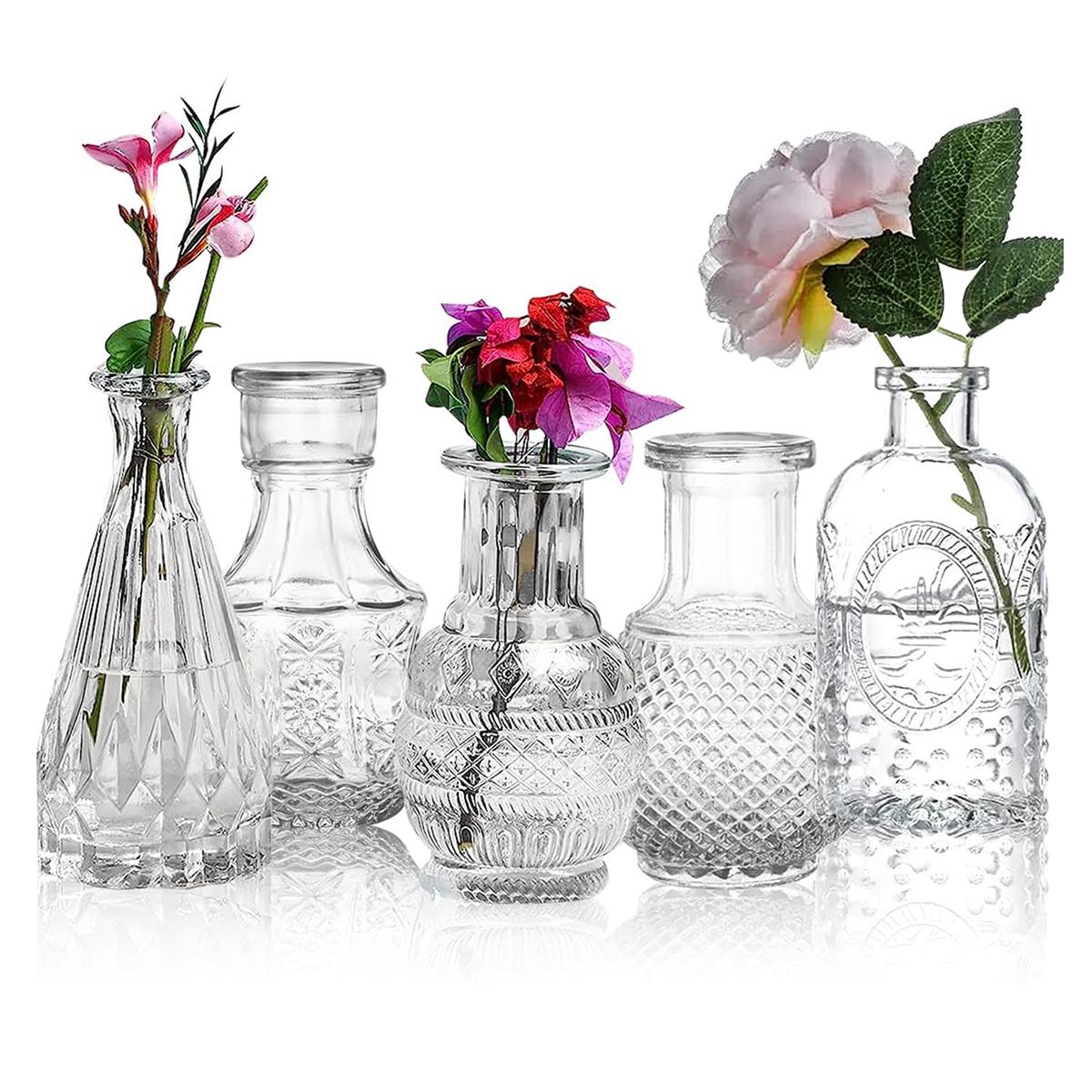 Crystal Vases and Salt and Pepper Holders - Daum France - Corene - Art Glass - Cut Crystal - Crystal Tableware - Bud Vase on sale - Flower Vase