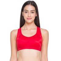 Zivame Zelocity Quick Dry Sports Bra with Removable Padding - Twilight Blue  (XL)