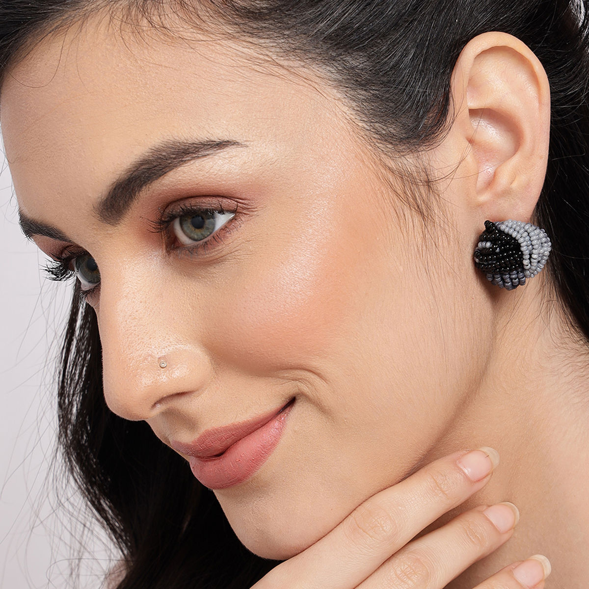 Buy Black Earrings for Men by Bold by Priyaasi Online  Ajiocom