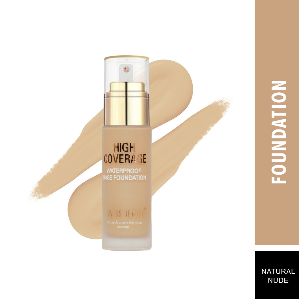 Swiss Beauty High Coverage Waterproof Base Foundation: Buy Swiss Beauty ...