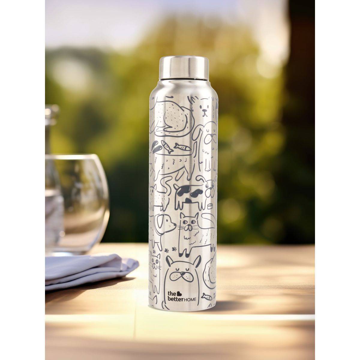 The Better Home Simplex 1000ml Doodle Bottle