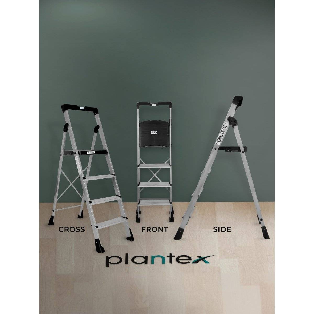 Thor Rw24 Ladder Buy Plantex Thor Aluminum Step Folding Ladder 4 Step-Advanced Locking ...