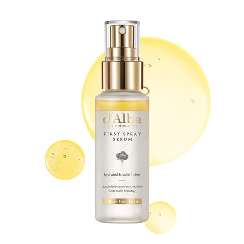 d'Alba piedmont White Truffle First Spray Serum, Vegan, Non Comedogenic, Face Moisturizer