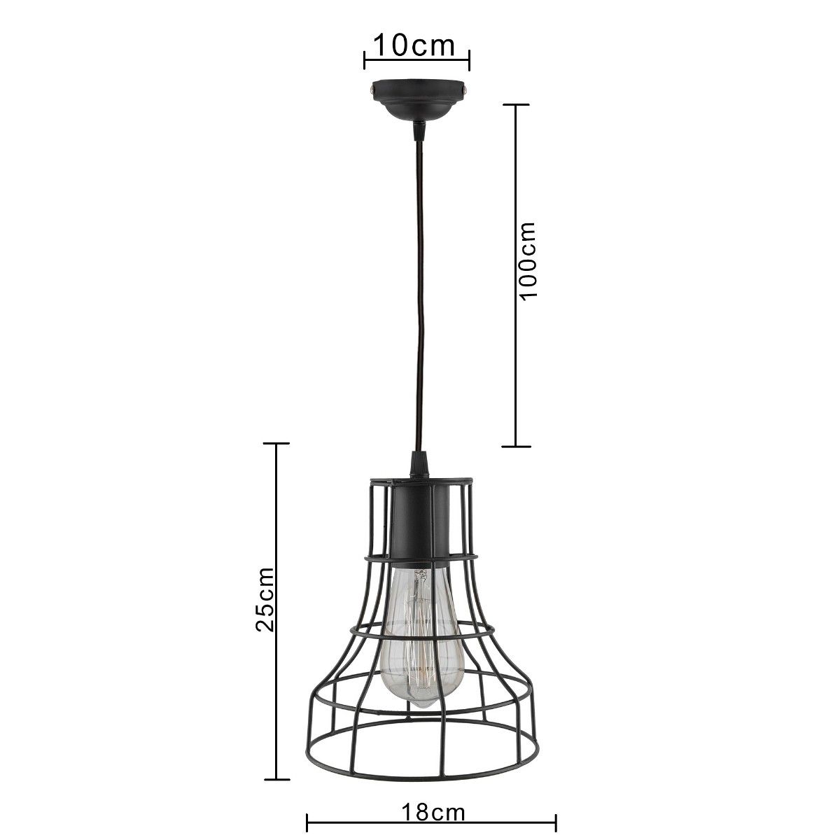 Homesake Black Metal Shade Hanging Light Pendant Buy Homesake Black