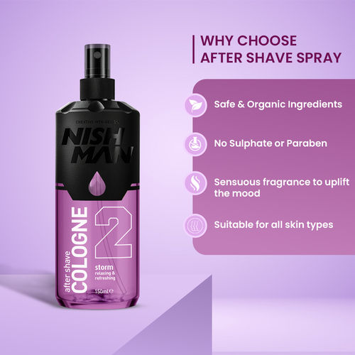 Buy NishMan After Shave Storm Cologne Online