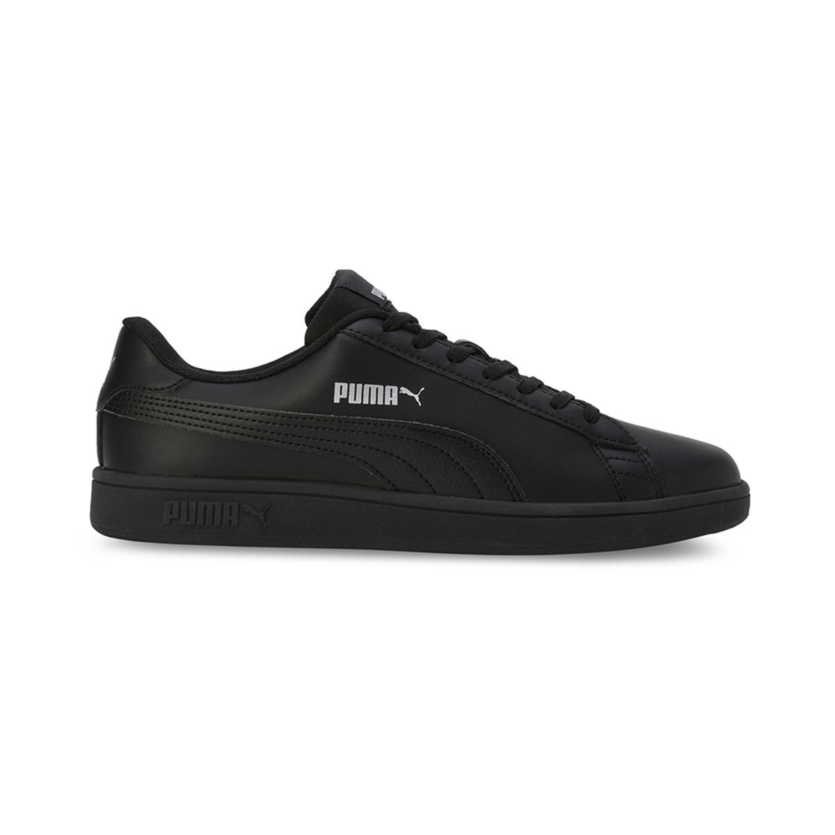 Buy Puma Smashic Unisex Black Sneakers Online