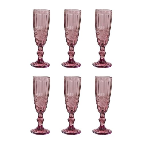 Nestasia Set of 6 Grey Mimosa Glass 150 ml: Buy Nestasia Set of 6 Grey Mimosa  Glass 150 ml Online at Best Price in India