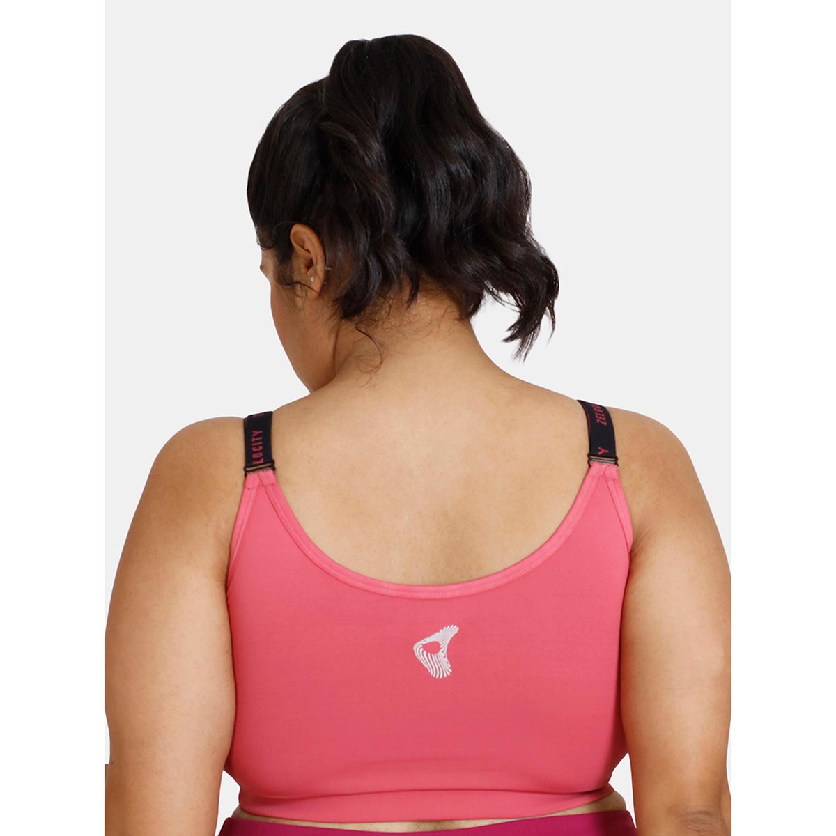 Zivame Zelocity True Curv Sports Bra With Removable Padding Pink Buy
