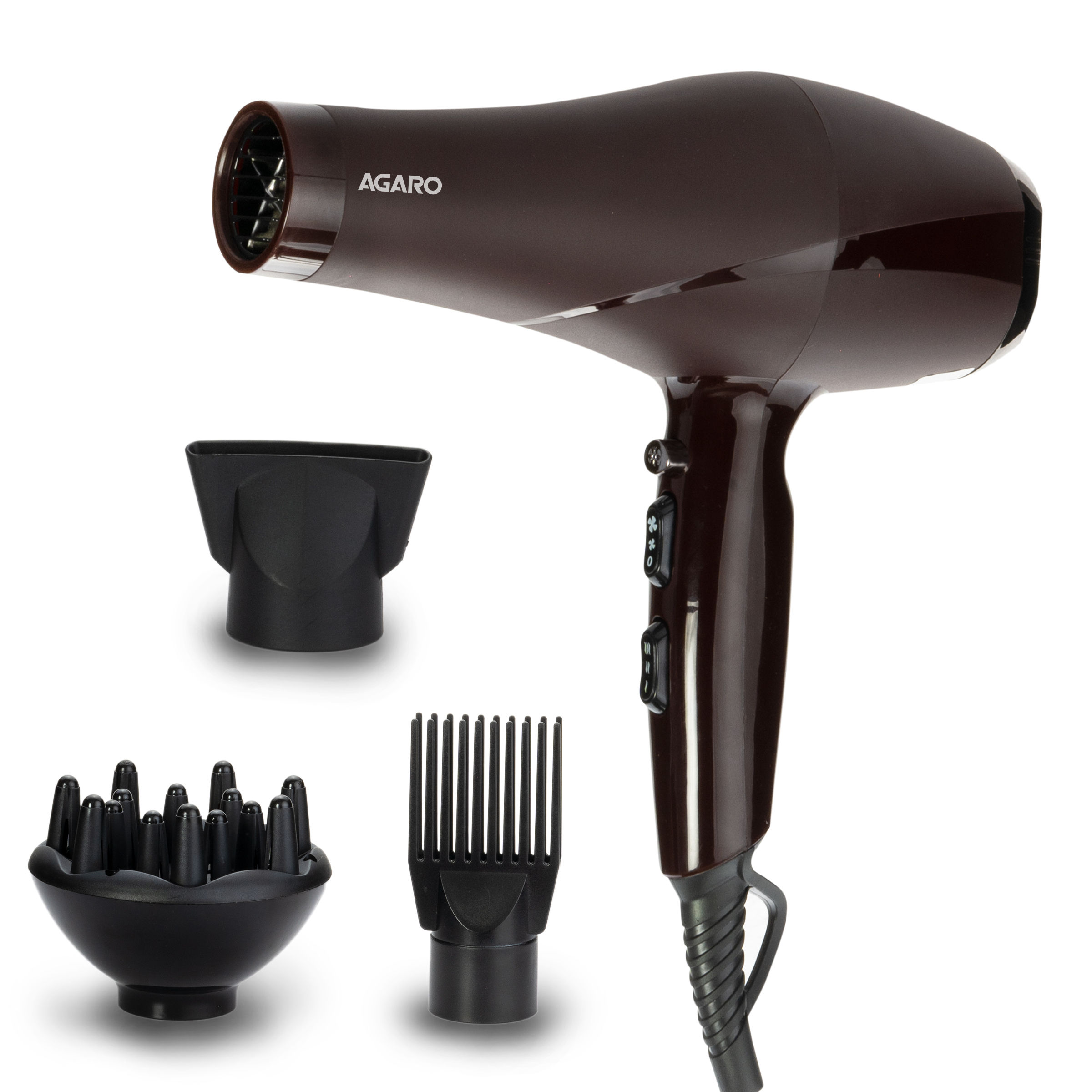 RIBQO COMBO PROFESSIONAL HAIR DRYER WITH 522 HAIR STRAIGHTENER AND TAIL  COMB MULTICOLOURFOR MEN AND WOMEN