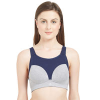 SOIE Women's Full Coverage High Impact Padded Non-Wired Sports Bra