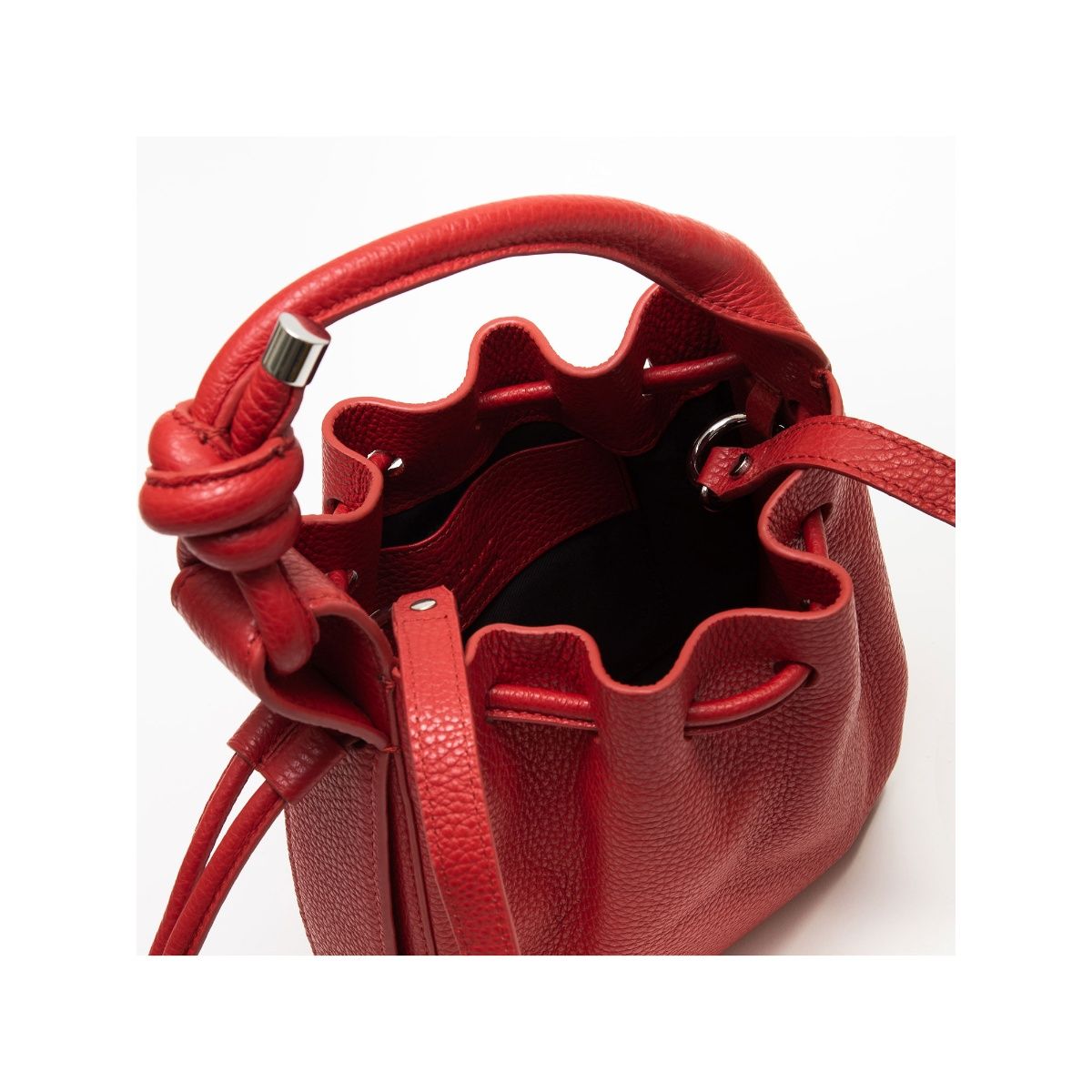 Buy Behno New York Red Ina Mini Pebble Crossbody Bag Online