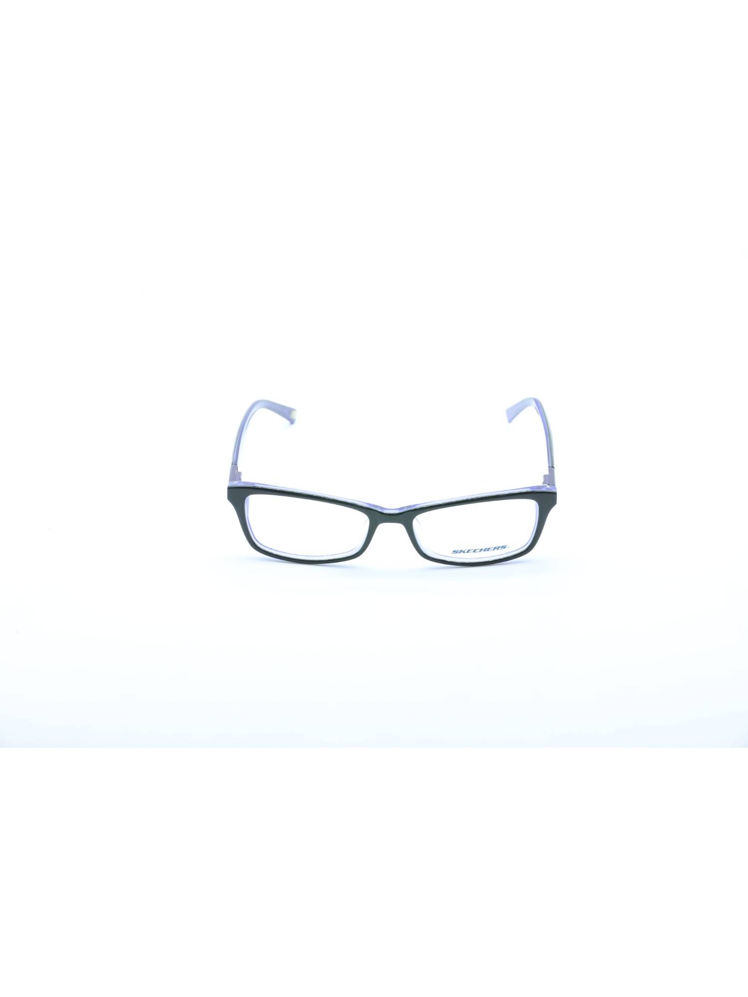SKECHERS Grey Acetate Full Rim Rectangle Women Frames (SK2077 52 BLKGY) (52)