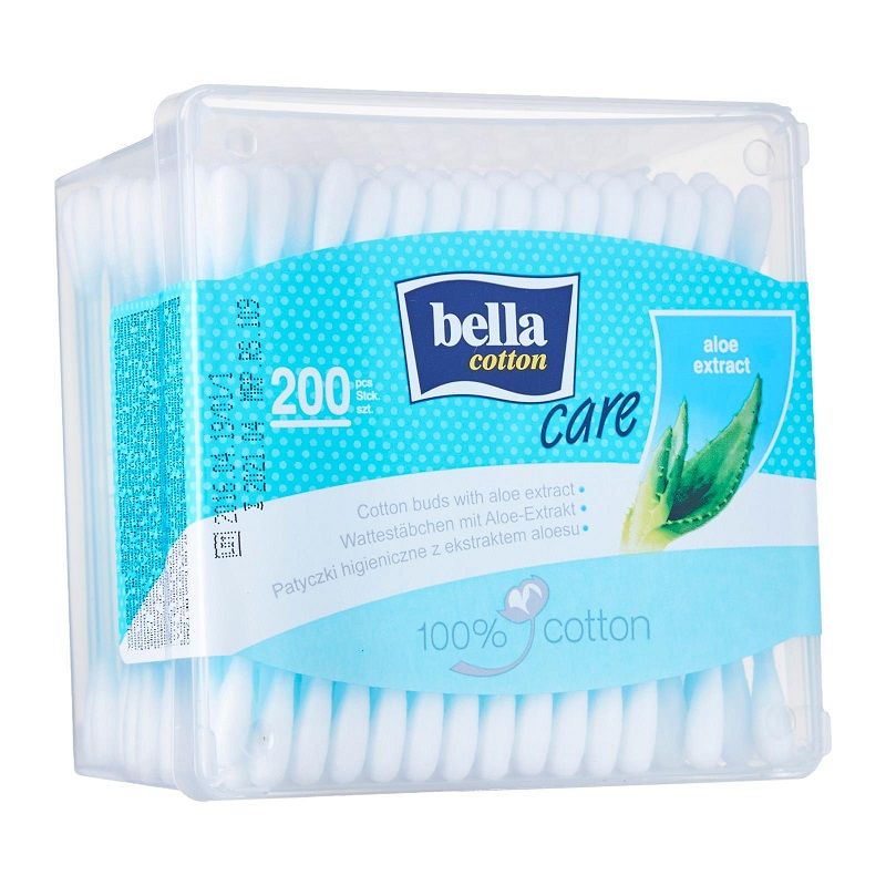 Bella Cotton Buds With Aloe Extract - 200 Pieces