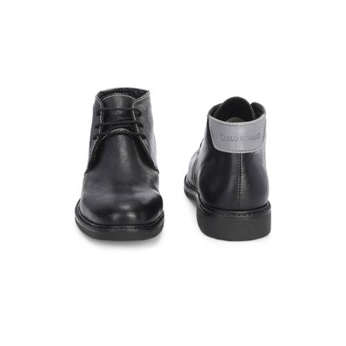 Chukka Boots Black Mens Boots Casual Buy CARLO ROMANO Men Casual Vegan Leather Chukka Boots Black Online