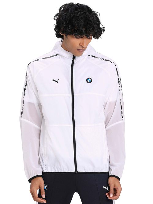 Buy Puma Bmw Motorsports T7 City Runner Jacket White Online