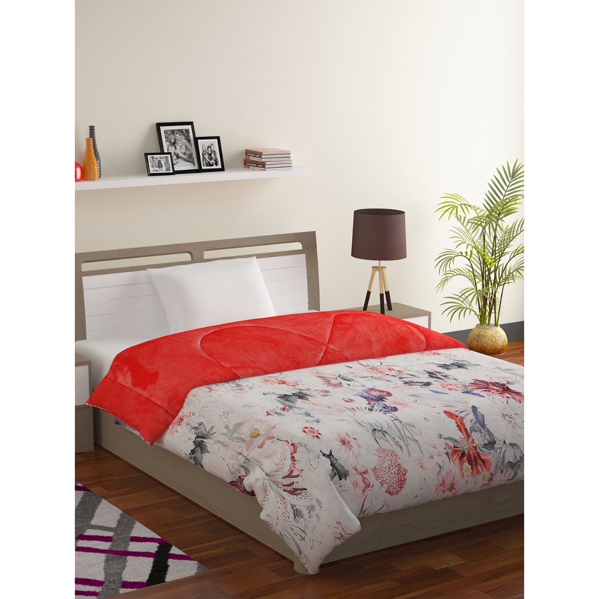 Bombay Dyeing 787 GSM 100% Polyester Entice Single Comforter