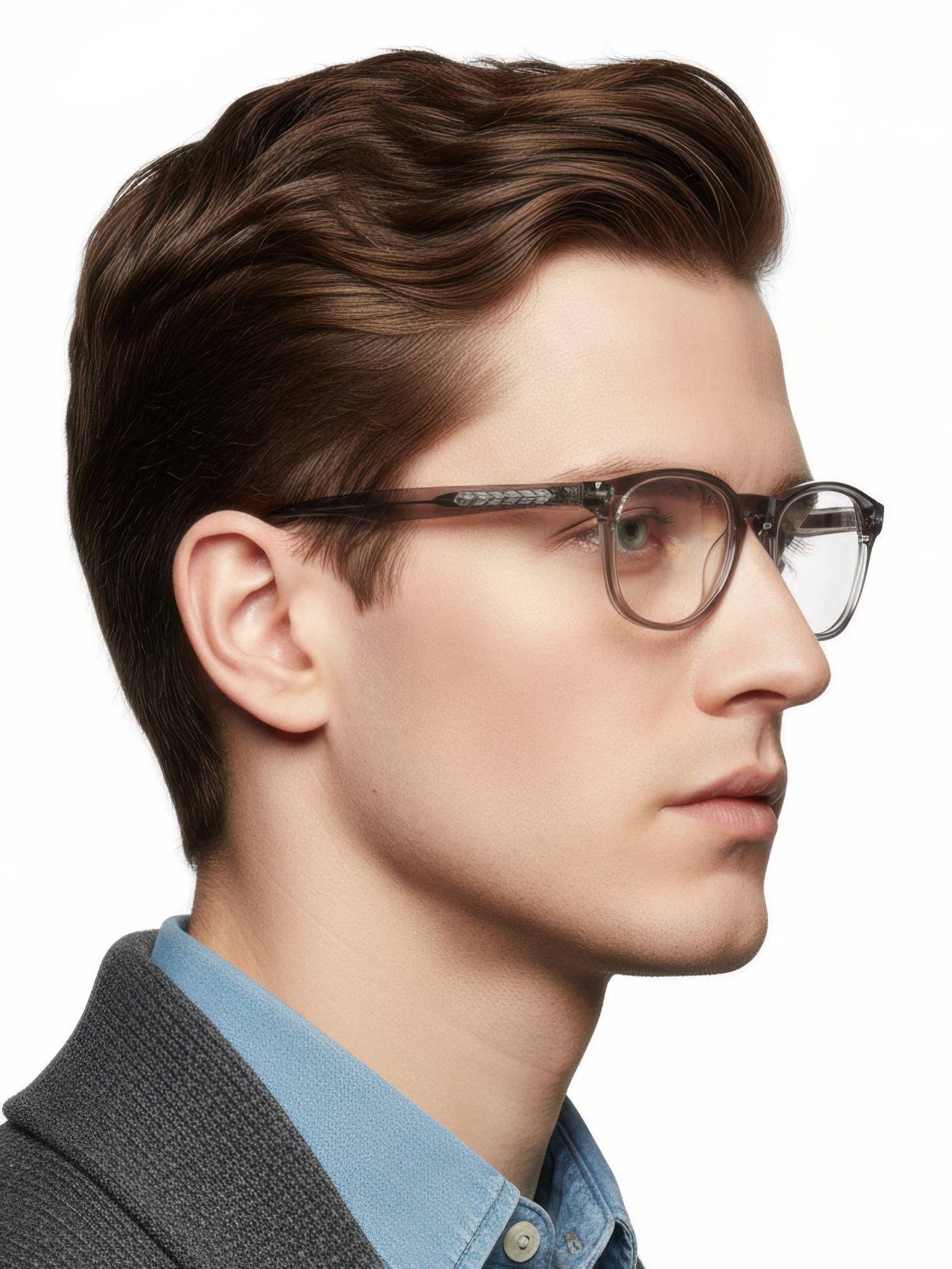 HASHTAG EYEWEAR UV Protected Computer Photochromic Glasses for Men -VKBZBHTKK031C5 Size 46