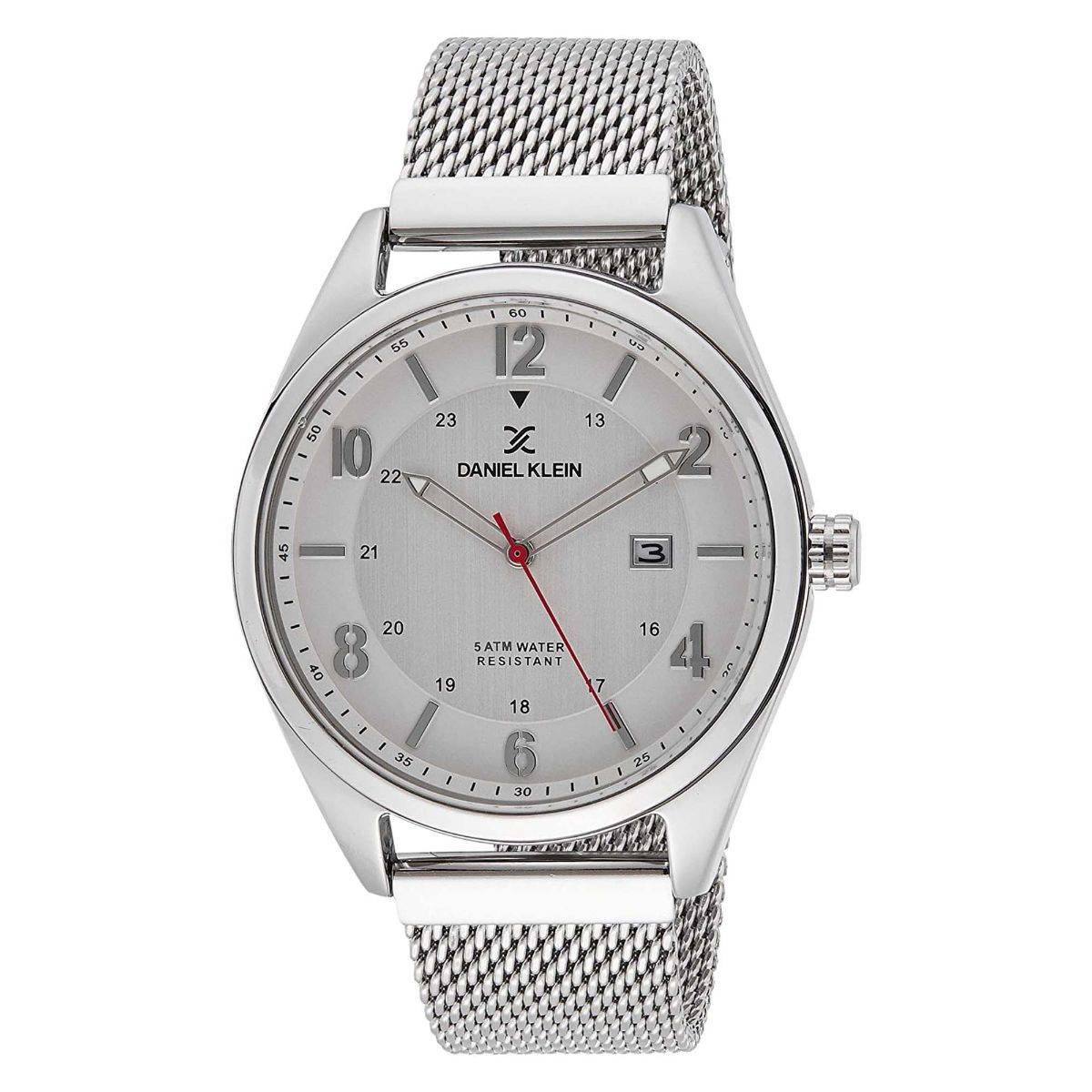 Daniel Klein Silver Color Watches For Men DK11743-4
