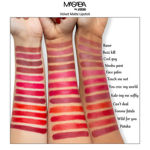 Masaba By Nykaa Lipstick Buy Masaba By Nykaa Lipstick Online At Best Price In India Nykaa Hey everyone, recently the masaba by nykaa collection.