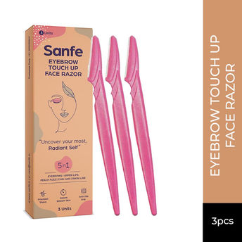 Sanfe Eyebrow Touch Up Hair Removing Face Razor For Women - Pack of 3  Instant & Painless: Buy Sanfe Eyebrow Touch Up Hair Removing Face Razor For  Women - Pack of 3