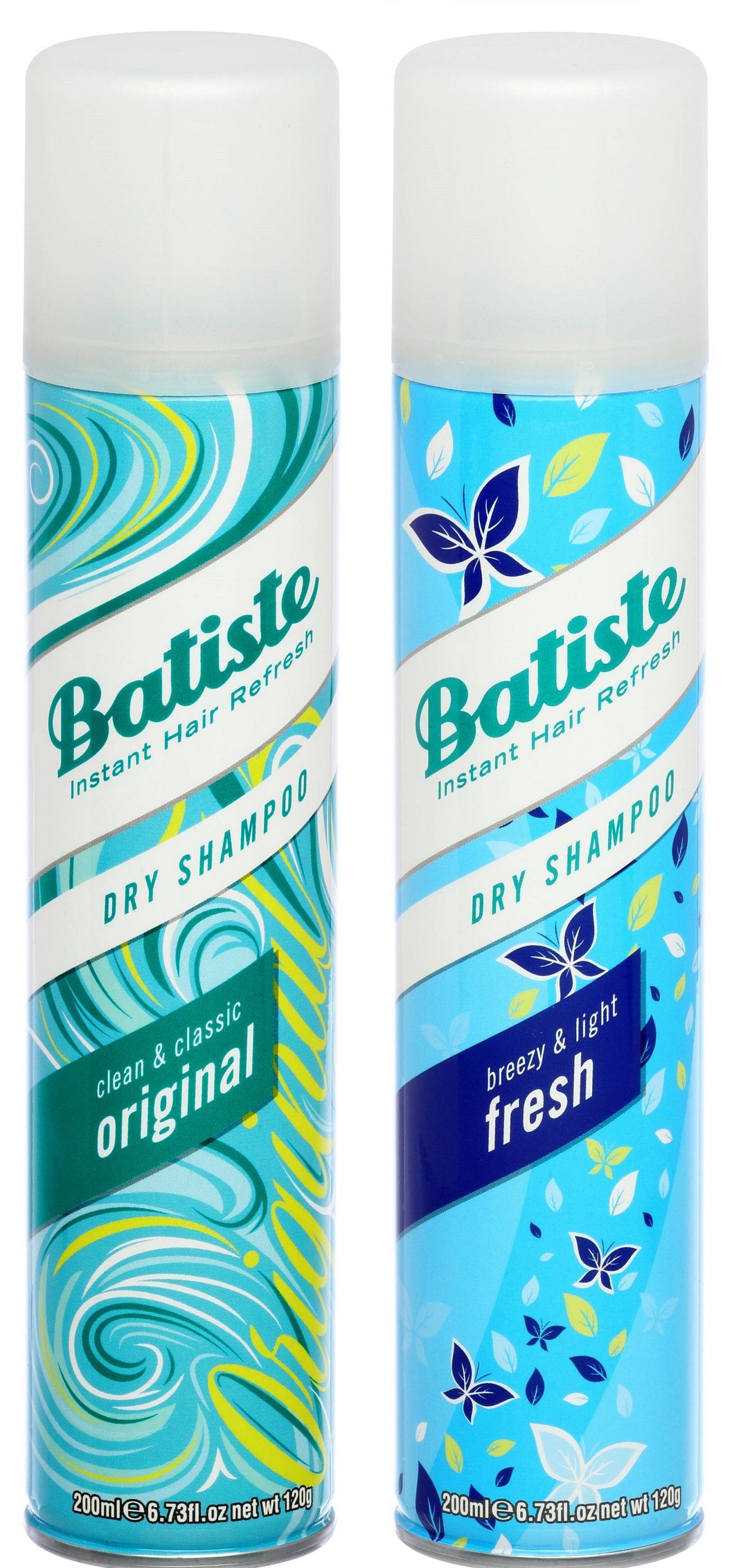 Batiste Dry Shampoo Clean & Classic Original + Breezy & Light Fresh