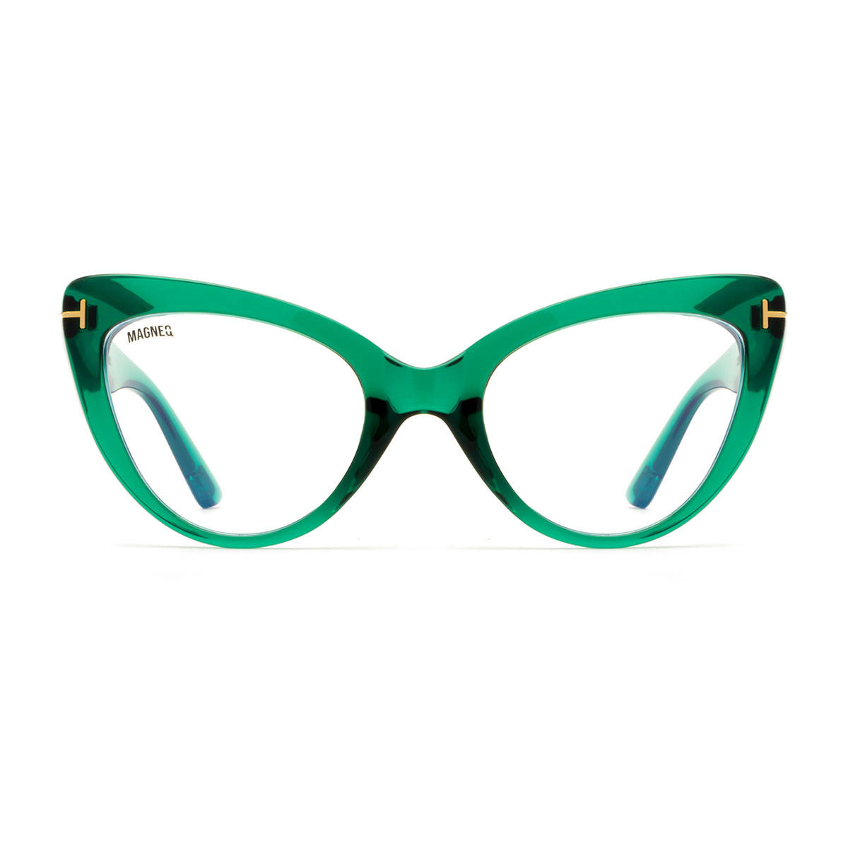 MAGNEQ Green Oval Shaped Blue Glasses - 5118/F C8