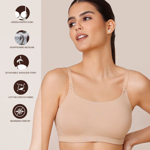 Buy Nykd by Nykaa Easy Breezy Slip-On Bra Everyday Bra for Women, Wireless,  Full Coverage, Non Padded Online at Best Prices in India - JioMart.