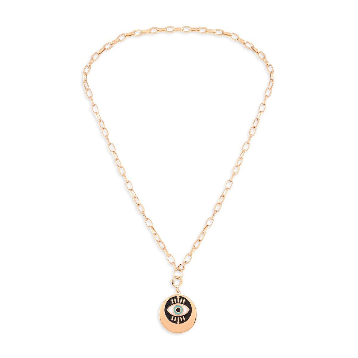 Buy Zaveri Pearls Gold Tone Contemporary Detachable Pendant & Link