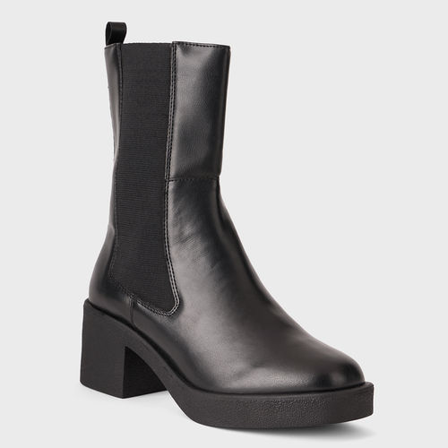 Buy Twenty Dresses by Nykaa Fashion Black Square Toe Block Heel