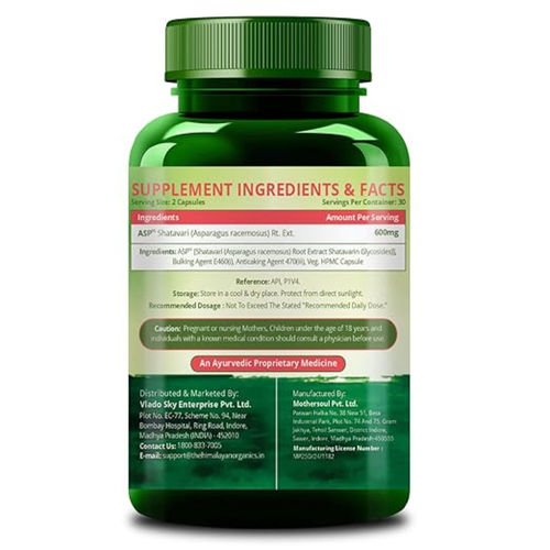 Buy Vlado's Himalayan Organics Shatavari Extract 600MG Veg Capsules For Women Online Buy Vlado's Himalayan Organics Shatavari Extract 600MG Veg Capsules For Women Online