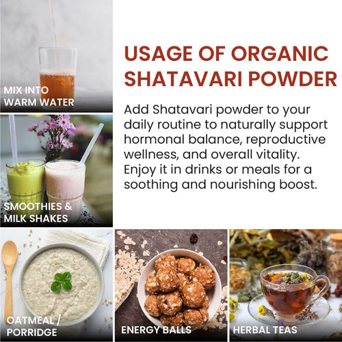 Buy Vlado's Himalayan Organics Shatavari Powder 100GMS Promotes Lactation  Naturally Online