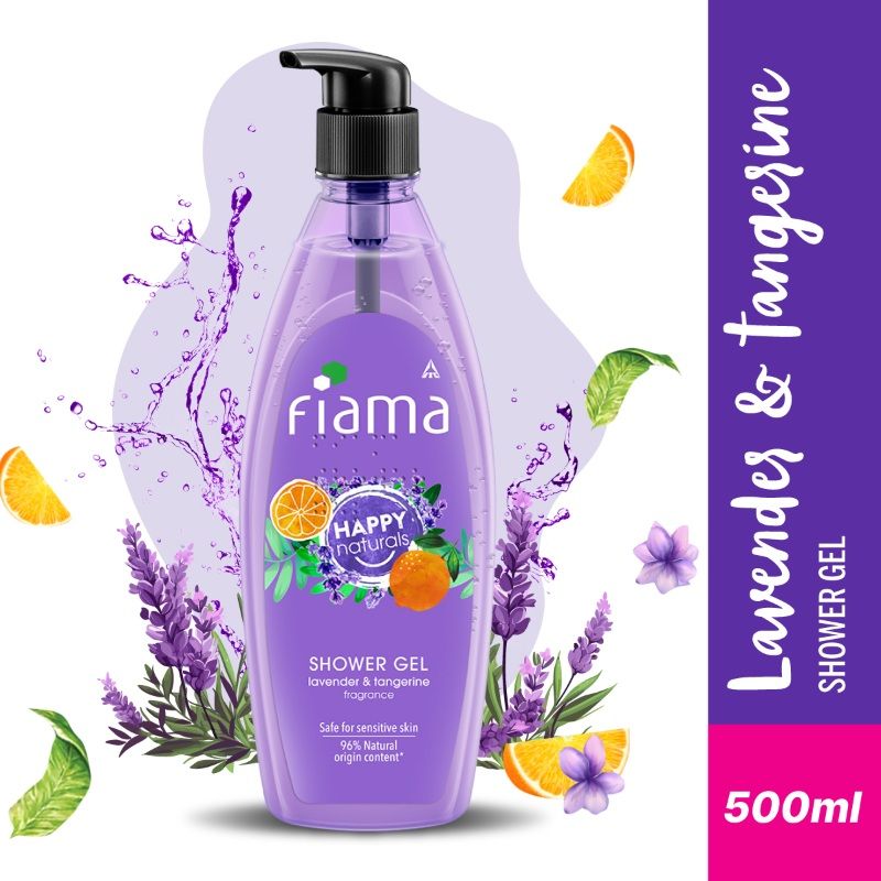 Buy Fiama Happy Naturals Lavender and Tangerine Shower Gel Online