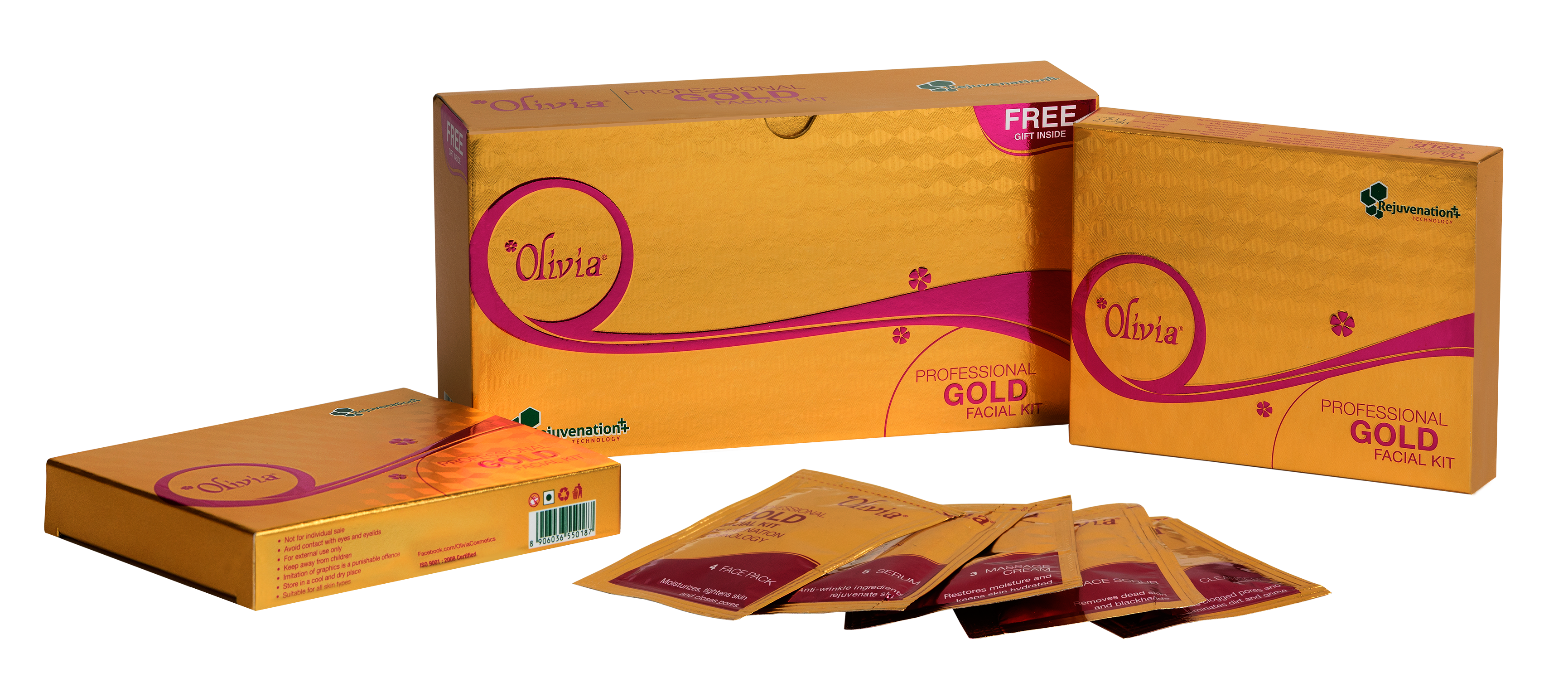 professional gold facial kit