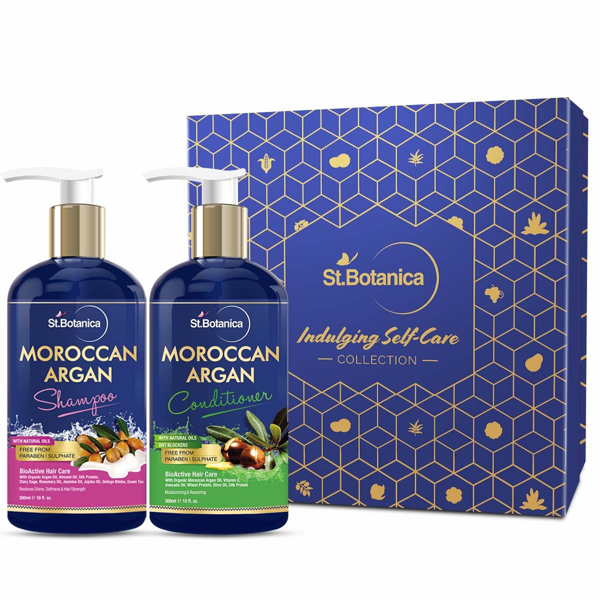 St.Botanica Moroccan Argan Hair Shampoo + Argan Hair Conditioner