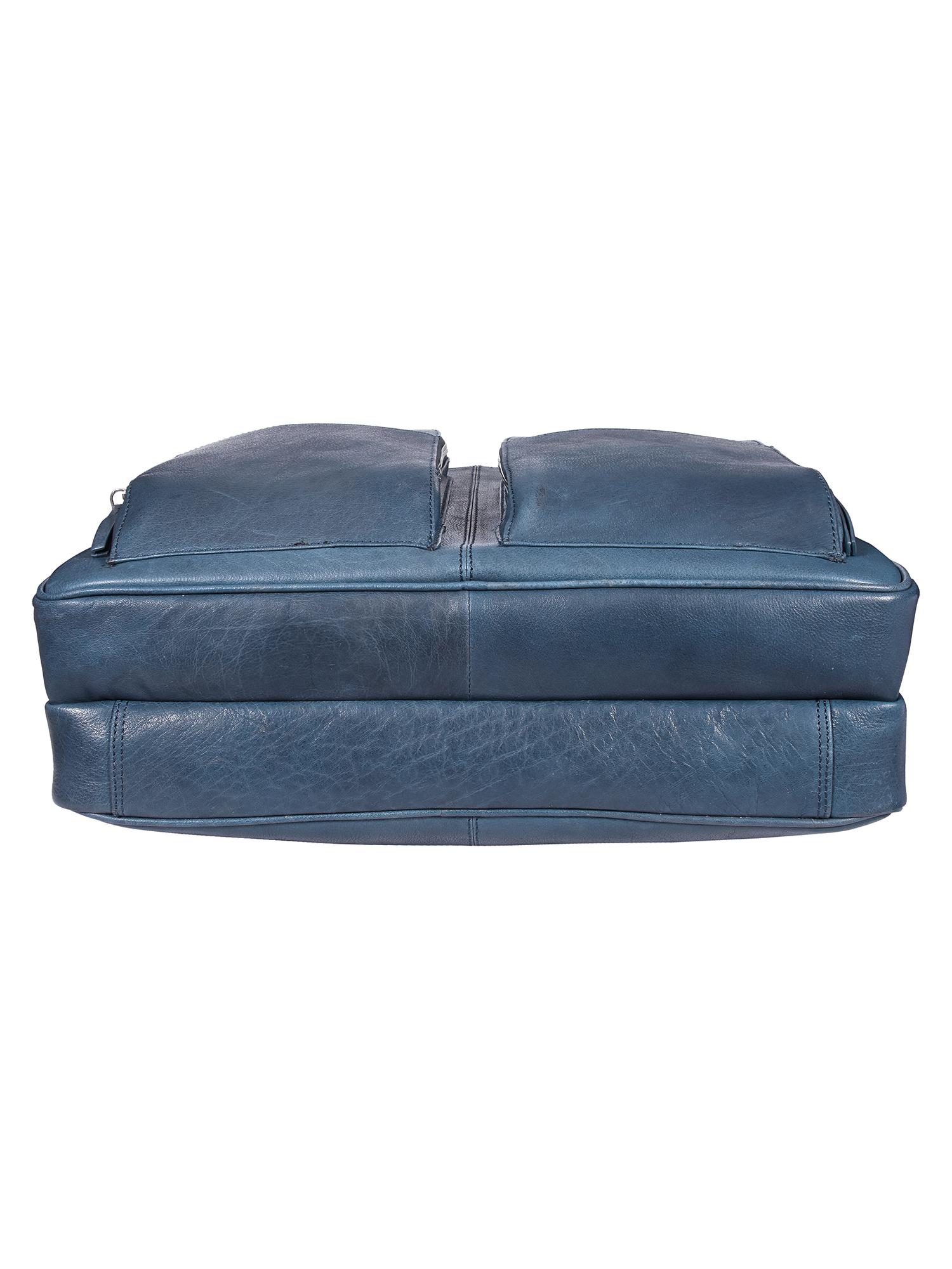 Buy Sassora Mens Genuine Leather 17 Inch Laptop Expandable Office