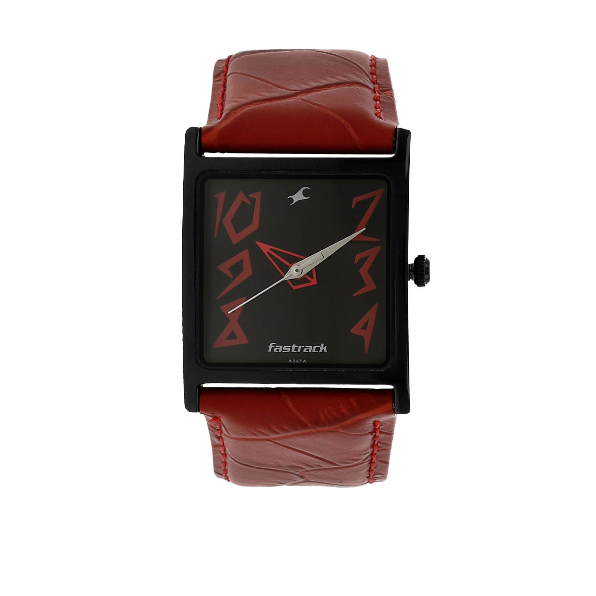 Fastrack red and black on sale watch