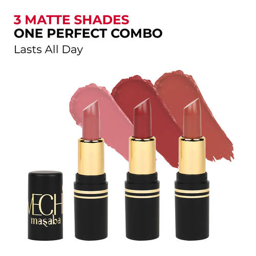 LoveChild Masaba Pocket Lipstick Combo Set (Pack of 3)