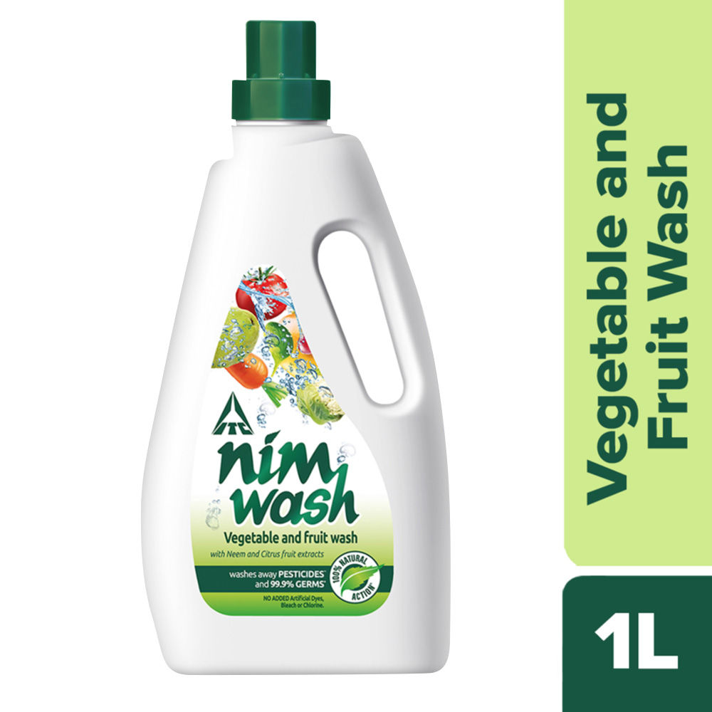 Nimwash Vegetable & Fruit Wash I 100% Natural Action I Removes Pesticides & 99.9% Germs