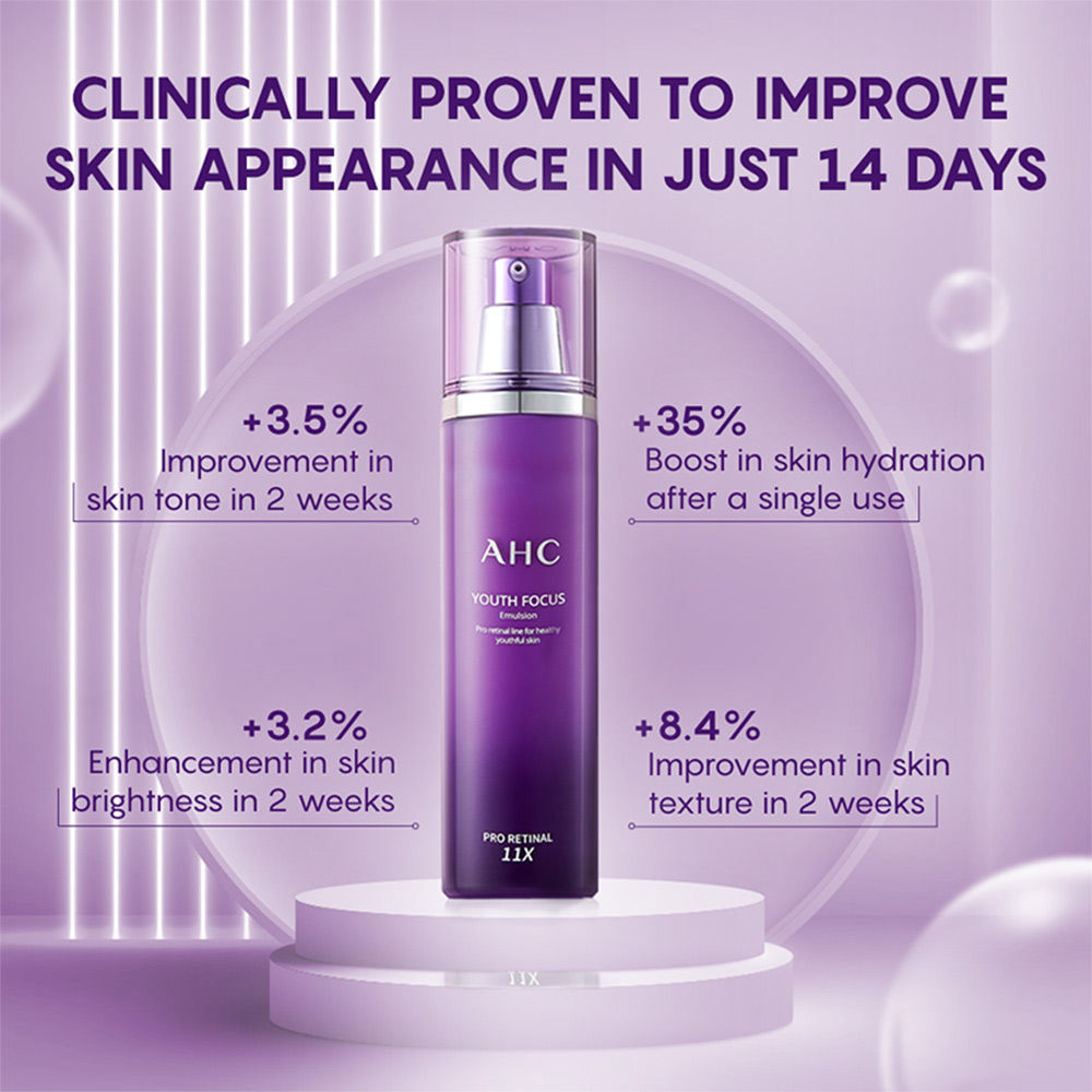 Buy AHC Youth Focus Anti-Ageing Emulsion with Pro Retinal 11X Online