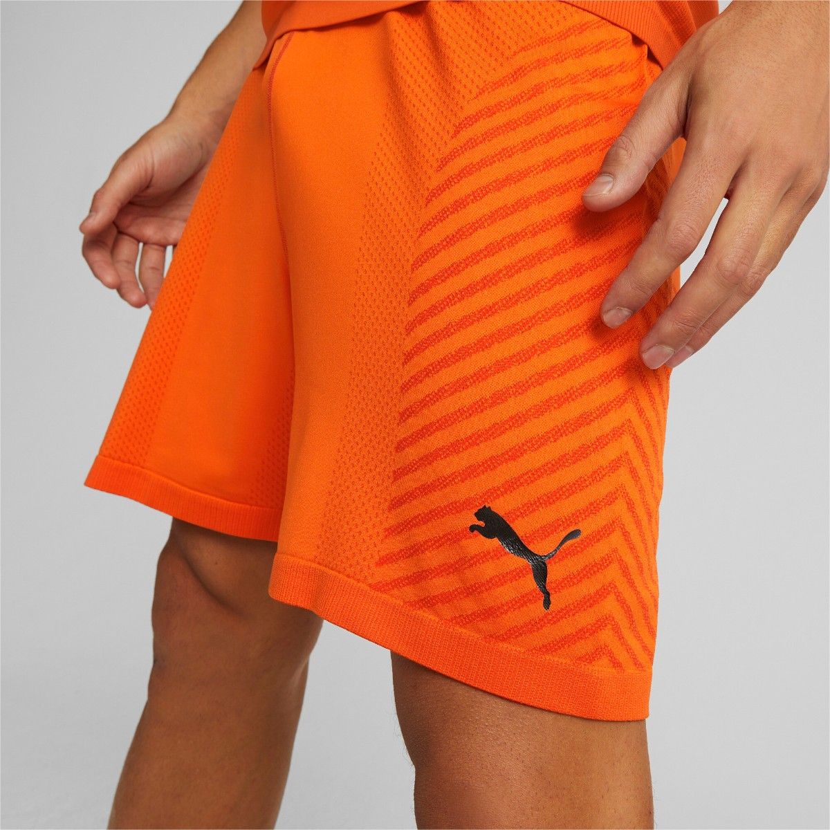 Mens orange outlet puma shorts