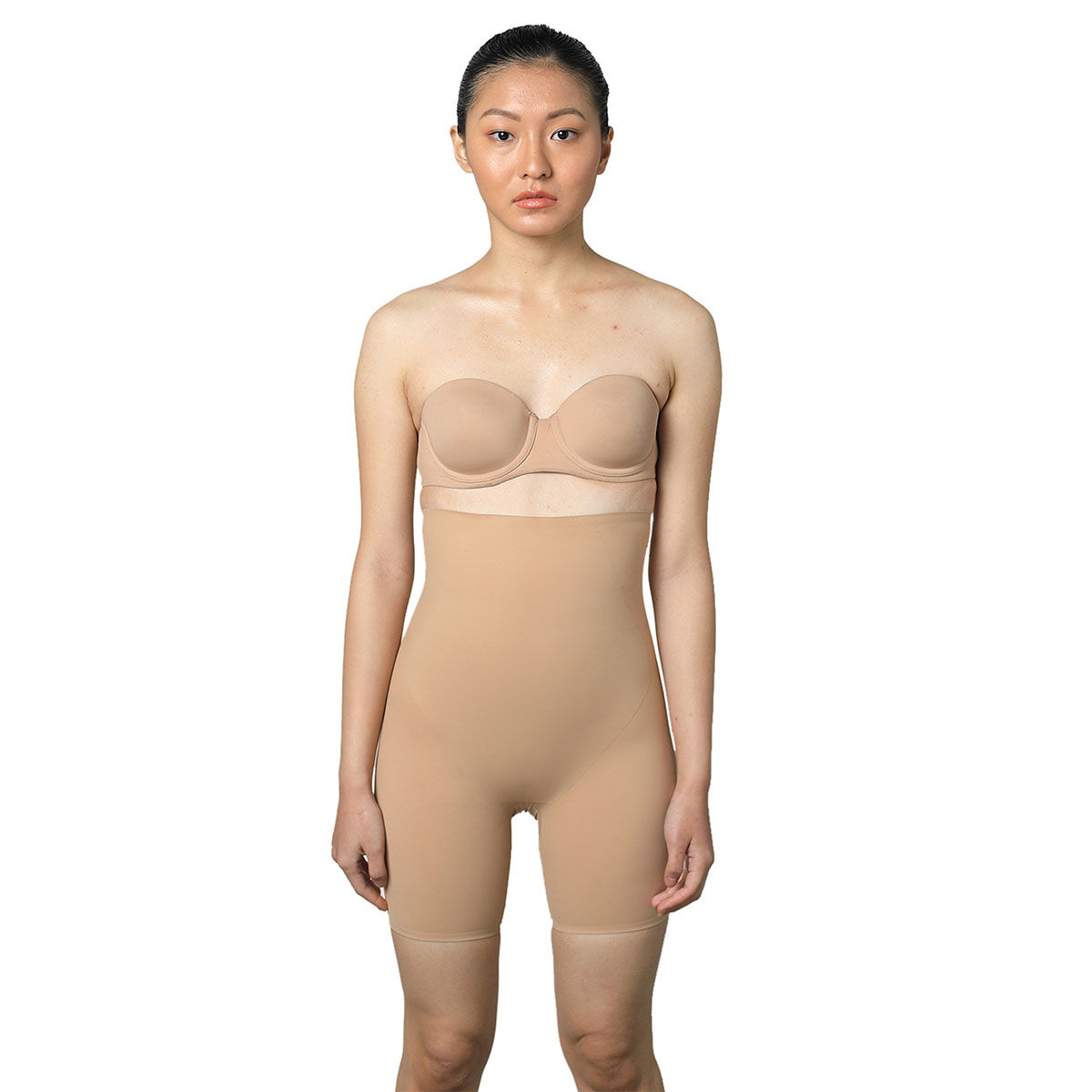 Buy ButtChique Shorty Core Beige Shapewear Thigh Sculpting, Butt-lift &  Back Support Online