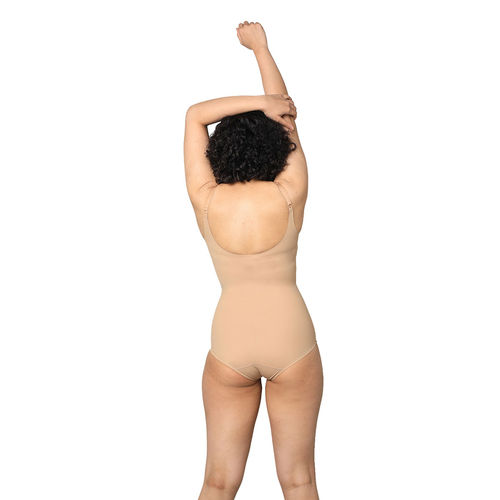 ButtChique Bodysuit Beige Shapewear Tummy & Upper Body Sculpting,  Adjustable Straps